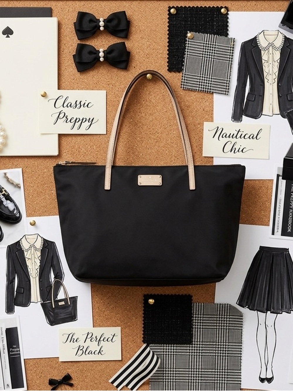 Kate Spade Sophie nylon tote